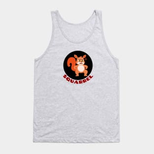 Squarrel | Squirrel Pun Tank Top